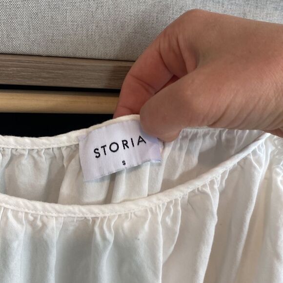 Storia trapeze ruffle midi dress - Picture 4 of 9